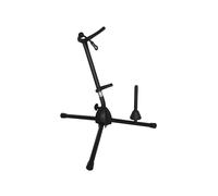 DIMAVERY Supporto Nero per Sassofono e Clarinetto con Piedini Ribaltabili