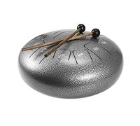 DIMAVERY TD-12 Steel Tongue Drum, argento
