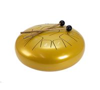 DIMAVERY TD-12 Steel Tongue Drum Oro - Strumento Musicale per Meditazione e Scuo