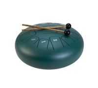 DIMAVERY TD-12 Steel Tongue Drum Verde - 13 Toni per Meditazione e Rilassamento