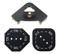 Dime di Fresatura inAalluminio, Dime di Fresatura, Dima di Fresatura, Angoli Arrotondati, Localizzatore di Smussi, per la Lavorazione del Legno (R15/20/25/30+T15/20/25/30)