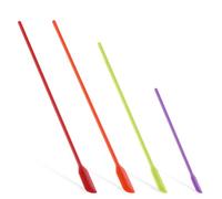Dimeho Set di 4 mini spatole di bellezza in silicone spatola per trucco multifunzionale piccolo raschietto per lozione agitatore per cucinare cottura cucina piccola spatola barattolo di marmellata