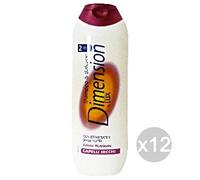 Dimension Set 12 Shampoo Secchi Viola By Lux Cura E Trattamento dei Capelli, Multicolore, Unica