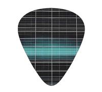 Dimensional Line Space - Plettro per chitarra multispessore, 12 pezzi, tono trasparente, confortevole al tatto, forte resistenza all'usura e durezza, viene fornito con scatola trasparente