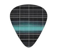 Dimensional Line Space - Set di 12 plettri per chitarra acustica, con 3 spessori di plettri per chitarre acustiche, ukulele e altro ancora.