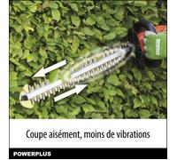 Dimensione a doppia altezza di potenza Powdpg75320 Batteria - 20 V, batteria e caricabatterie inclusi, lama da 580 mm, deviazione da 18 mm