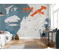 Dimensione Gigante Star Wars Foto Parati 368x254 CM Ragazzi per Giovani da Letto