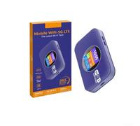 Dimensione mobile senza fili della tasca del router 10.5cm dell'ABS (viola) | Supporta tutti i tipi di rete, connettività senza interruzioni, roaming globale pronto e play, nessun driver necessario