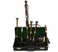 Dimensione Standard Scozzese Cornamuse Con Argento Supporti & Tutor Libro - TC