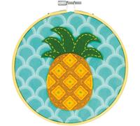 Dimensiones Needle Craft Kit de bordado con apliques de fieltro de lana de pi a de 6''