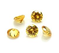 Dimensioni 0,8 mm-2,5 mm 500 pezzi Pietre di zirconia cubica 5A CZ rotonde sciolte Bianco Rosa Nero Lavanda Viola Ametista Colore Granato Rosso-Giallo dorato-1,8 mm 500 pezzi