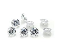 Dimensioni 0,8 mm-2,5 mm 500 pezzi Pietre di zirconia cubica 5A CZ rotonde sciolte Bianco Rosa Nero Lavanda Viola Ametista Colore Granato Rosso-Bianco-2,3,0 mm 500 pezzi