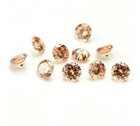 Dimensioni 0,8 mm-2,5 mm 500 pezzi Pietre di zirconia cubica 5A CZ rotonde sfuse Bianco Rosa Nero Lavanda Viola Ametista Colore Granato Rosso-Champagne-1,9 mm 500 pezzi