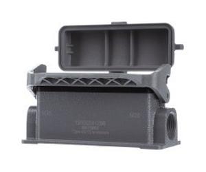 Dimensioni alloggiamento presa 24, 2xM25 - Presa per connettore industriale 19 30 024 1296 | Harting | 19 30 024 1296 | Cassetta per connettori industriali