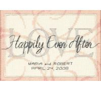 Dimensioni contati Punto Croce Kit, felice per sempre