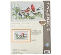 Dimensioni contati Punto Croce Kit, Winters Cardinali