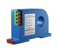 Dimensioni foro 22 mm Trasduttore di corrente CA CC da 0-10 A a 4-20 mA CC 0-300 A 0-600 A a 1-5 V 0-5 V 0-10 V Sensore convertitore di segnale corrente CA CC RS485(INPUT AC0-600A_DC24V_OUTPUT 0-10V)