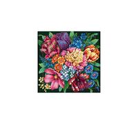 DIMENSIONI Kit punto croce, Floral Splendor, 14 x 14