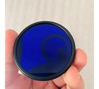 Dimensioni multiple 77 mm rotonde con filettatura telaio a vite vetro filtrante blu QB3 e QB19 (Size : 48mm)