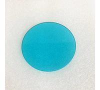 Dimensioni multiple Diametro 69 mm Vetro filtrante rotondo blu (Size : 27.5mm)