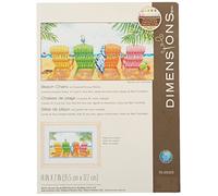 Dimensions Dimensioni 14 Count Sdraio a Punto Croce, 17,8 cm da 35,6 cm