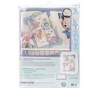 DIMENSIONS Dimensioni Stampate Punto Croce: Trapunta: Zoo Alphabet, Polyester Blend, Multicolore, 86 cm x 109 cm