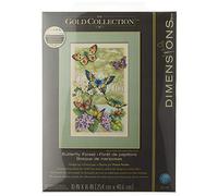 Dimensions Foresta di Farfalle, Cotone, Vari Colori, 1