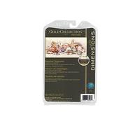 Dimensions Gold Collection - Kit punto croce con schema numerato, ca. 20 x 10 cm, motivo: conchiglie