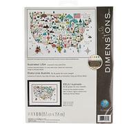 Dimensions 50 States USA X Stitch, Aida, Vario, One