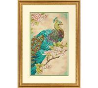 Dimensions Indian Peacock Punte a Croce Kit-9"X15"