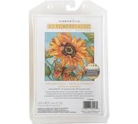Dimensions Kit per punto croce, motivo: giardino di girasoli, 15,2 x 15,2 cm