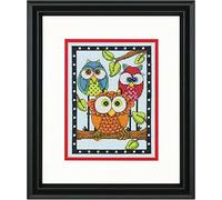 Dimensions, Mini: Owl Trio, Aida, Azzurro, 11.6 x 8.5 x 0.7 cm