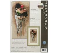 DIMENSIONS Needlecrafts Oro: Punto Croce contato: la Rosa, Vario, One