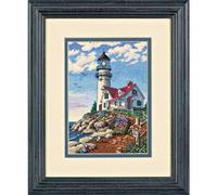 Dimensions Set punto croce "Collezione oro Petites Beacon Rocky Point", Schema p