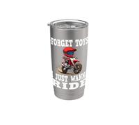 Dimentica i giocattoli che voglio solo cavalcare, Dirt Bike per bambini Bicchiere termico in acciaio inox doppia parete