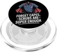 Dimentica i mantelli scrub sono abbastanza infermiera VA PopSockets PopGrip per MagSafe