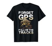 Dimentica Il GPS Segui Le Tracce Offroad Spirit Maglietta