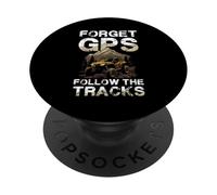 Dimentica il GPS Segui le tracce Offroad Spirit PopSockets PopGrip Adesivo