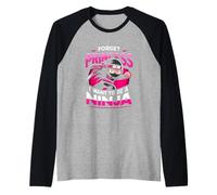 Dimentica la Principessa Vuole Essere Un Ninja - Arti Marziali per Bambine Maglia con Maniche Raglan