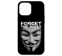 Dimentica le regole Hacker Maschera Immagine Da Parole Libertà Custodia per iPhone 12 Pro Max