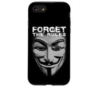 Dimentica le regole Hacker Maschera Immagine Da Parole Libertà Custodia per iPhone SE (2020) / 7/8