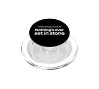 Dimentica quello che ti hanno detto che nulla è mai scolpito nella pietra PopSockets PopGrip per MagSafe