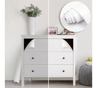 Dimex, pellicola adesiva uni opaca BIANCA (opaca) per mobili, decorativa - pellicola per porte, cucina, armadio, tavolo | 65 cm x 1 m