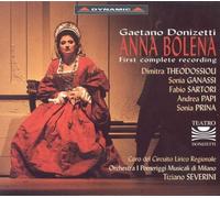 Severini Theodossiou Ganassi Sartori Papi O Anna Bolena (Orch I Pomer (CD)