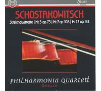 Dimitri Schostakowitsch/Philharmonia Quar - String Quartets 3 Op 73 7 Op 1