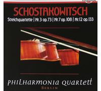 DIMITRI SHOSTAKOVICH String Quartets 3 Op 73 7 Op 108 12 Op 133 (CD)