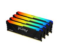 Kingston Technology FURY Beast 128GB 3600MT/s DDR4 CL18 DIMM (Kit da 4) RGB (KF436C18BB2AK4/128)