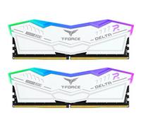 TEAMGROUP T-FORCE DELTA RGB DDR5 Ram 32GB (2x16GB) 6000MHz PC5-48000 CL30 Intel XMP 3.0 & AMD Expo modulo di memoria desktop compatibile Ram White FF4D532G6000HC30DC01