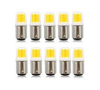 Dimmable Ba15d Double Contact Bayonet Base 3W LED Bulb 120 Volts JD Type Ba15d 30W T4 Halogen Replacement Bulb (Color : Warm White) (Cool White)