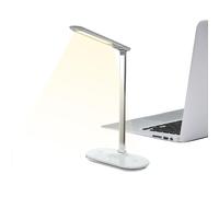 Dimmable Desk Lamp, Wireless Charging Lights, Folding Adjustable Table Lamp, USB Rechargeable Phone Charger, Modern LED Reading Light, Touch Control Lamps for Bedroom, Office, Study, Home Decor Use